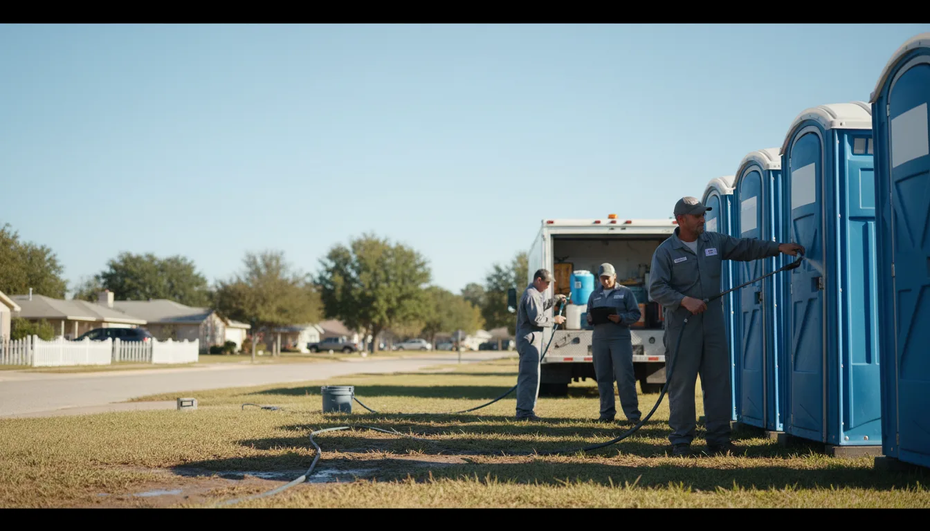 Long-Term Portable Toilet Rental in Center, TX near me